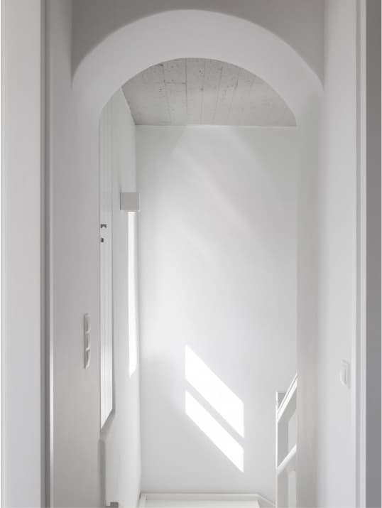 White-washed interiors